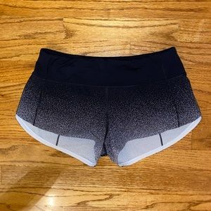 RARE Lululemon Ombré Dot Speed Up Shorts